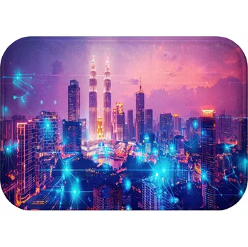 Koupelnová předložka KOUPELNOVÝ PŘEDLOŽKA | MĚKKÁ PROTISKLUZOVÁ VODĚODOLNÁ 40x60 RYCHLESCHNOUCÍ