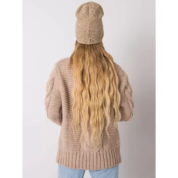 Čepice Dámská čepice 6.15 béžová jedna velikost