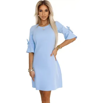 Dámské oblečení Dámské šaty 217-11 NEVA - NUMOCO světle modrá L