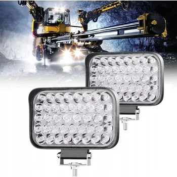 2x LED pracovní světlo 180W 5" HALOGEN REFLEKTOR Reflektory pro traktor 12V 24V
