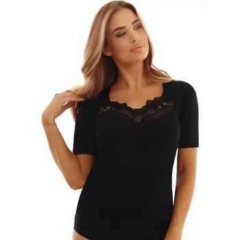 Dámské tričko Emili Irmina Tričko 2XL-3XL Černá 3xl