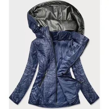 Modrá dámská bunda s prošíváním (BR0121) odstíny modré 54