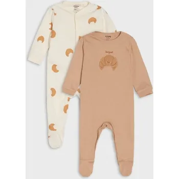 Dětská móda Sinsay - Sada 2&nbsp;overalů - krémová - 075EU-01X - 075EU-01X-62