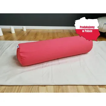 Bolster na JÓGU 70x20 cm s potahem – JAHODA