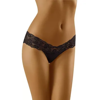 Kalhotky Dámské kalhotky Eco-Su Black - Wol-Bar XL