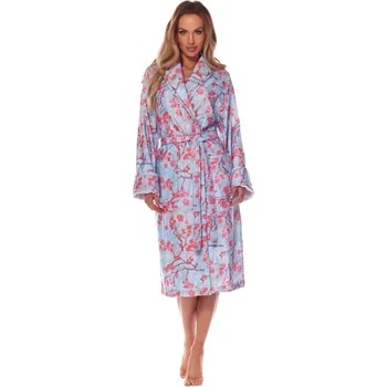 Dámské noční prádlo Dámský župan 2216 Fida - L&L světle modrá L