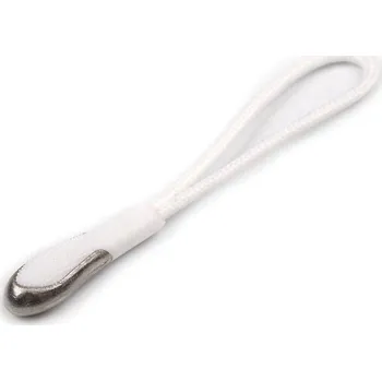 Zip Poutko / taháček na jezdce 1 kus - 6 bílá