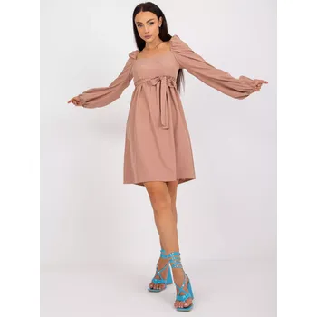 Dámské šaty Dámské šaty-LK-SK-508834.37X-béžová 40