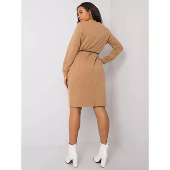 Dámské šaty Šaty LK SK 508299.30 velbloudů 40