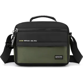 Pánská crossbody brašna s vícero kapsami na cesty Barva (Varianta): army green