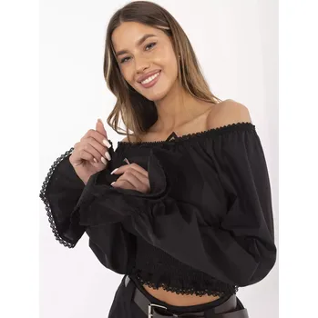 Dámská halenka Halenka LK BZ 509978.42 černá S/M