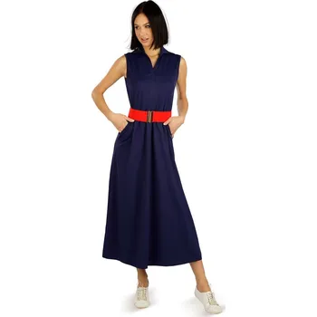 Dámské šaty Dámské dlouhé šaty LITEX sportovně-elegantní tmavě modré L