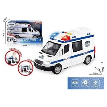 Hra na zahradu Radiowóz z otwieranymi drzwiami światło, dźwięk