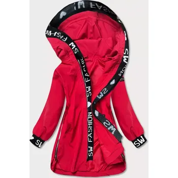 Jednoduchá červená dámská bunda (B8018-4) odstíny červené XL (42)