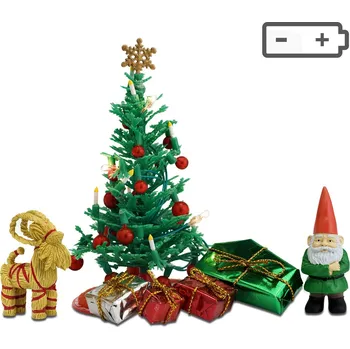 Domeček pro panenku Lundby vánoční set LED