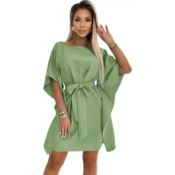 Dámské šaty Dámské šaty 287-27 SOFIA - NUMOCO khaki L/XL