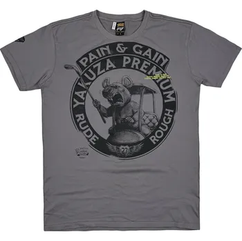 Tričko YAKUZA PREMIUM 3907 lila matt Barva: antracit, Velikost: L