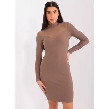 Dámské šaty Šaty RV SK 9216.06P hnědá L/XL