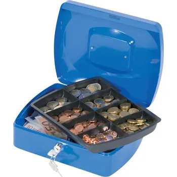 Kancelářská technika Příruční pokladna Q-Connect s mincovníkem - 25,5 x