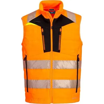 PortWest | DX4 Softshell vesta Hi-Vis - Orange/Black / 4XL / 4XL / oranžová