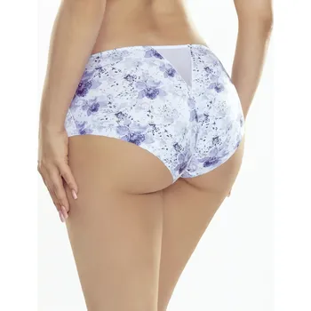 Dámské spodní prádlo Kalhotky 005 Bílomodrá (potisk) - Ewana XL