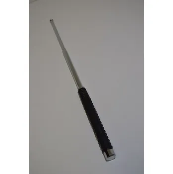 Sebeobrana Velký ocelový teleskopický obušek - stříbrný