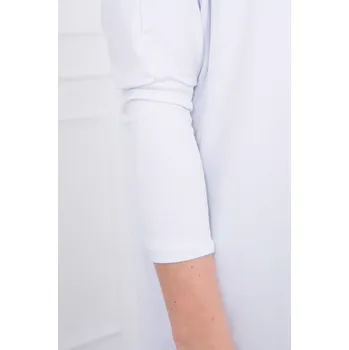 Dámská halenka Oversize halenka bílá UNI