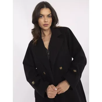 Dámský kabát Plášť MO EN 5209.87 černý jedna velikost