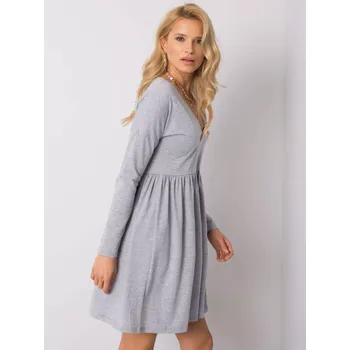 Dámské šaty Šaty RV SK 6008.19X šedá M