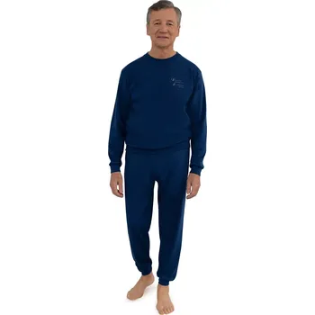 Pánské pyžamo Martel 421 Kamil III pyžamo délka/r M-3XL zelená láhev 3XL