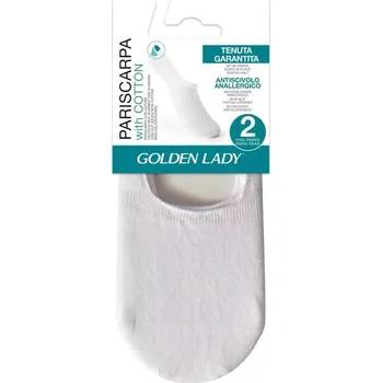 Pánské ponožky Ponožky baleríny - "mokasínky" Golden Lady 67F Pariscarpa Cotton A'2 nero 39/42-M/L