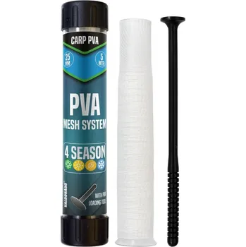PVA Haldorádó Carp PVA Mesh System 25 mm - PVA síťka na tubě s pěchovačem 5 m