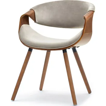 Jídelní židle Židle Mebel-Partner velur béžová 1 ks