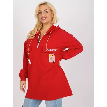 Dámská mikina Mikina RV BL 8258.34 červená jedna velikost