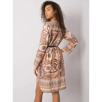 Dámský svetr Šaty DHJ SK 5766 1.32X béžová jedna velikost