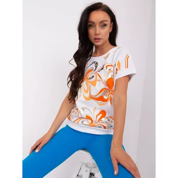 Dámská halenka Halenka RV BZ 8641.86P oranžová L/XL