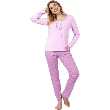 Dámské pyžamo Dámské pyžamo 669 pink - REGINA růžová XL