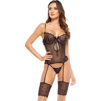 Dámský erotický korzet Dámský erotický korzet Goldie corset - BEAUTY NIGHT FASHION černá L/XL