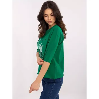 Dámská halenka Halenka CLM BZ 0016.84 zelená L