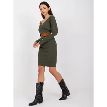 Dámské šaty Dámské šaty TW SK BE BQ183 .19 khaki - FPrice L