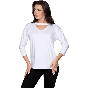 Dámská halenka Dámská halenka Alex white - BABELL Bílá XL