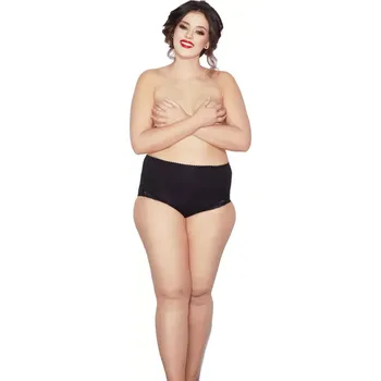 Stahovací body Stahovací kalhotky Ela black super - MITEX černá 8XL