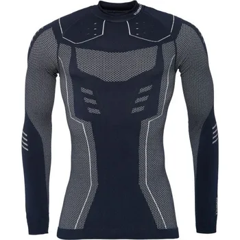 Pánské bezešvé termo triko Klimatex RAITO SEAMLESS L Tmavě modrá, Světle modrá, Bílá