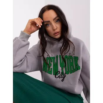 Dámská mikina Mikina EM BL 656 4.96P šedá jedna velikost