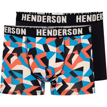 Boxerky Pánské boxerky 2 pack 42620 Shield - HENDERSON vícebarevná XXL