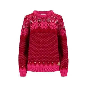 Dámský svetr Dale of Norway VILJA SWEATER WOMEN I01 červená L