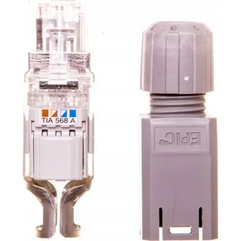 IP kamera Konektor RJ45 Lapp Kabel FM45 bílý