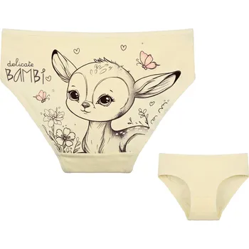 Kalhotky Dětské kalhotky Bambi žlutá 6 - 7