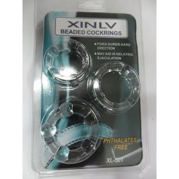 STIMULAČNÍ KROUŽEK NA PENIS - 3KS