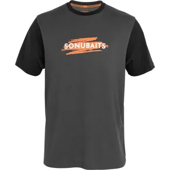 Rybářské oblečení SONUBAITS - Tričko Grey T-Shirt vel. S